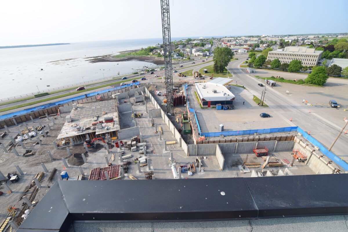 Les travaux avancent rondement sur le chantier